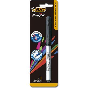 Imagem de Pincel Marcador Permanente Marking Fine 0.8Mm Preto Bic