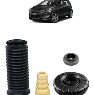 Imagem de Kit Coxim Batente Dianteiro 01 Lado Chevrolet Sonic Todos
