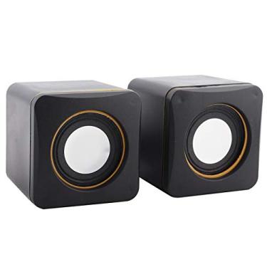 Imagem de Hilitand Alto-falantes de computador para PC, laptop, alto-falante estéreo externo alimentado por USB, volume, graves ricos, plugue de áudio de 3,5 mm para notebook, desktop (#1)