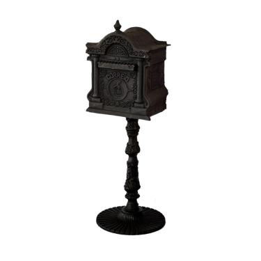 Imagem de Caixa Correio Cartas Colonial Havaí Com Pé Romano em Ferro