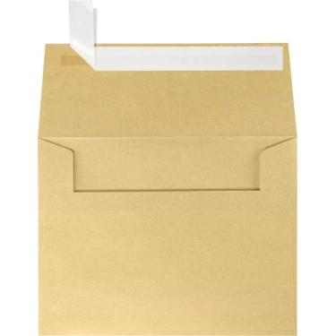Imagem de Envelopes de convite A2 (4 3/8 x 5 3/4) - Loiro metálico (50 Qtd.)