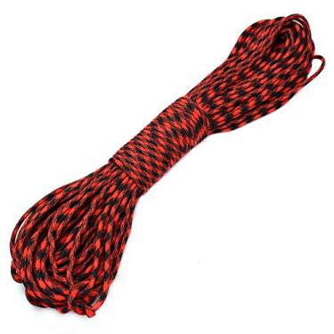 Imagem de Paraquedas Keeja tipo III 7 com núcleo de 7 fios 550, 88# Red+Black Camo
