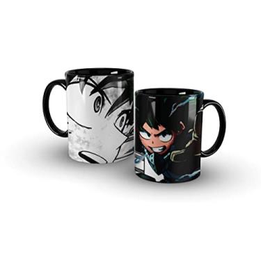 Imagem de Caneca Preta Boku no Hero Deku Midoriya