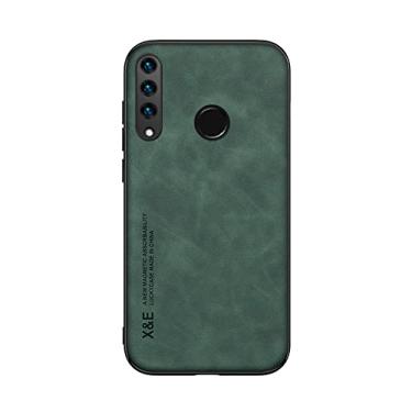 Imagem de Kepuch Silklike Capa para Huawei Nova 4E/P30 Lite - Case Placa de Metal Embutida para Huawei Nova 4E/P30 Lite - Verde