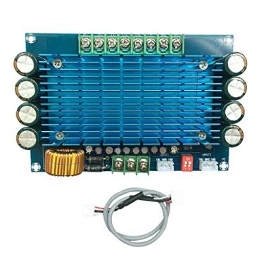 Imagem de TECKEEN Módulo de placa PCB amplificador de áudio de 4 canais CC 12V XH-M180 comutável TDA7850