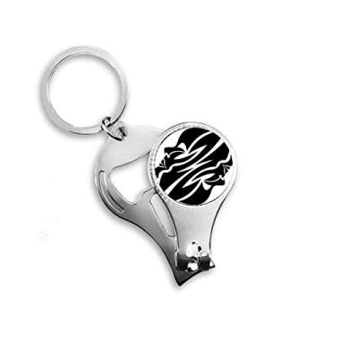 Imagem de Alicate de unha símbolo do zodíaco Constellation Gêmeos chaveiro abridor de garrafa cortador