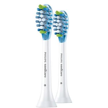 Imagem de Cabeças de substituição para escova de dentes Philips Sonicare Adaptive Clean, HX9042/64, branca, pacote com 2