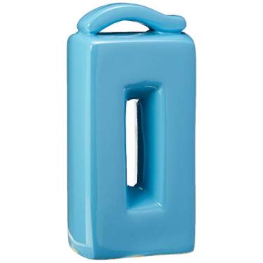 Imagem de Letra Õ Decorativa Com Acento Ceramicas Pegorin Azul Bebe