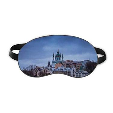 Imagem de Castle Clouds Blue Sky Sleep Eye Shield Soft Night Vlindfold Shade Cover
