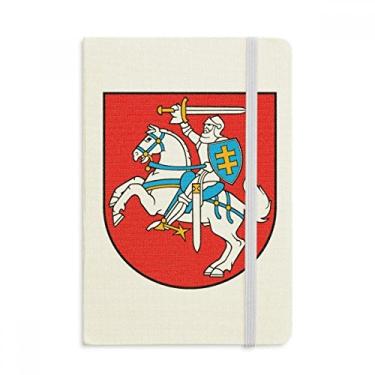 Imagem de Caderno com emblema nacional da Lituânia Europa, capa dura oficial, diário clássico