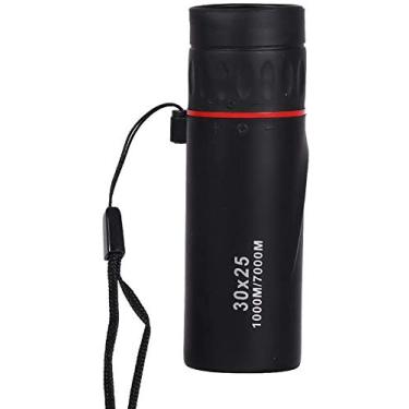 Imagem de Telescópio monocular externo portátil 7X / 28mm HD, óptica totalmente revestida, visão noturna com alça de pulso que apóia o escopo de foco de operação de mão única