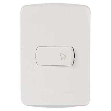 Imagem de Conjunto Campainha Pulsador 10A 250V Branco Miluz S3B62460, Schneider Electric