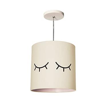 Imagem de Luminária Pendente Infantil Olhinho 25x25 1E27 Cor: Branco