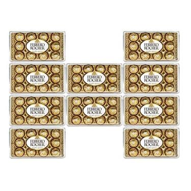 Imagem de Kit C/120 Bombons Ferrero Rocher| 10 Cx Ferrero T12