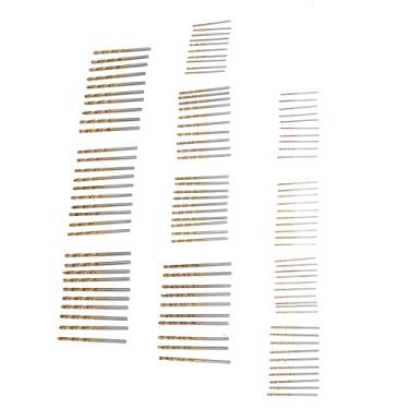 Imagem de Conjunto de brocas helicoidais, broca helicoidal durável para madeira, metal e aço