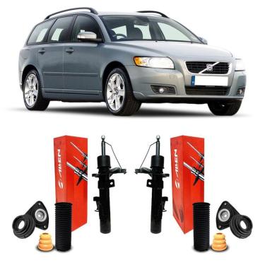 Imagem de 2 Amortecedor + Kit Batedor Dianteiro Volvo V50 2006 A 2009