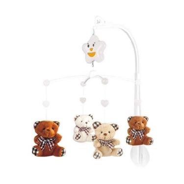 Imagem de MOBILE DE BERÇO MUSICAL Urso Ted Bege