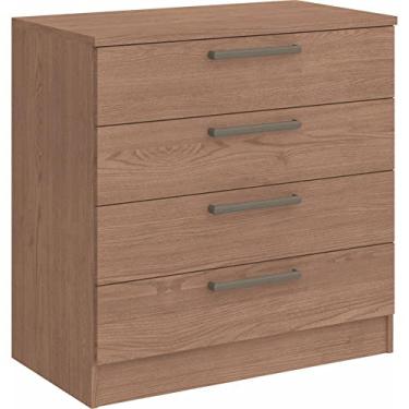 Imagem de Cômoda Módulo Inferior 4 Gavetas Requinte+ Móveis Castro Macadâmia