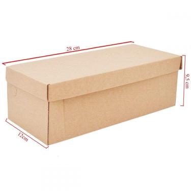 Imagem de Caixa De Papelão Ideal Para Calçados 10 Unidades Embalagens 28cm x 12cm x 9.5cm