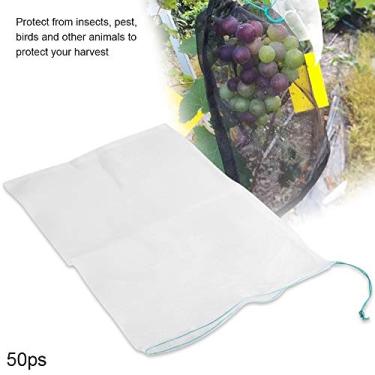 Imagem de Saco de Malha de Frutas Jardim de Frutas Imersão 25 * 15cm Bolsa 50 Pçs Ensacamento Quintal Jardim Jardim Baggie para Capas de Plantas (30 * 20cm)