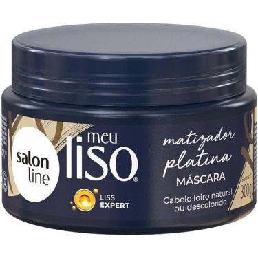 Imagem de SalonLine Máscara Meu Liso Liso Platina - 300g