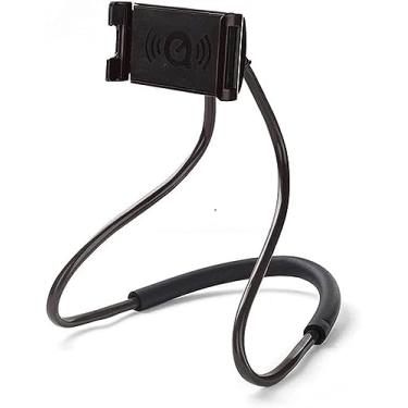 Imagem de Suporte de pescoço para celular, suporte de tablet universal para celular, suporte preguiçoso, suportes giratórios tipo pescoço de ganso (vermelho)