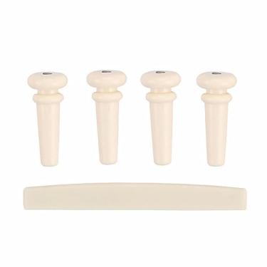 Imagem de 4 peças de substituição para contrabaixo acústico com sela para acessórios de baixo