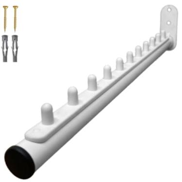 Imagem de Arara Rt Cabideiro Fixo De Parede 40cm Para 10 Cabides Reto