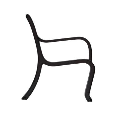 Imagem de Par Pé De Banco Toronto Praça Jardim Em Alumínio Fundido