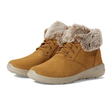 Imagem de Skechers Bota feminina moderna Joy-Plush Dreams, Castanho, 5