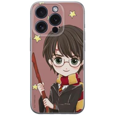 Imagem de ERT GROUP Capa de celular para iPhone 15 PRO original e oficialmente licenciada padrão Harry Potter 030 perfeitamente adaptada à forma do celular, capa feita de TPU