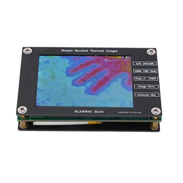 Imagem de Câmera de Imagem Térmica, Câmera Infravermelha Digital Portátil Com Tela LCD de 2,8 Polegadas, Termovisor Infravermelho Portátil para Monitoramento de Temperatura