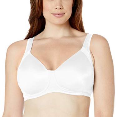 Imagem de Playtex Sutiã feminino com aro 18 Hour No Poke No Dig US4698, Branco, 44DDD