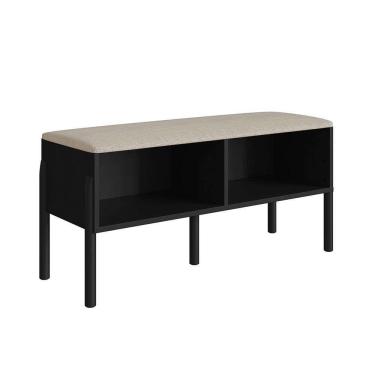 Imagem de banco sapateira oslo nero e preto