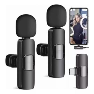 Imagem de Microfone lapela sem fio para iPhone, iPad e Android