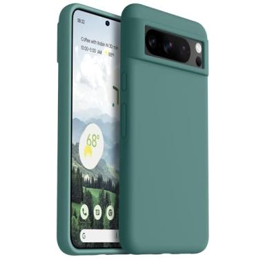 Imagem de OTOFLY Capa projetada para Pixel 8 Pro, [proteção contra quedas de grau militar] [forro de microfibra antiarranhões] capa de silicone fina à prova de choque para Google Pixel 8 Pro de 6,7 polegadas