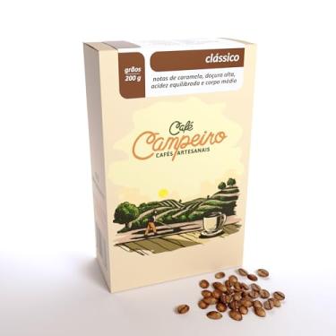 Imagem de Café Campeiro Clássico - Café Especial em Grãos, 100% Arábica, Torra Média Artesanal, 200g