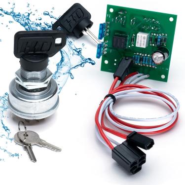 Imagem de Módulo de interruptor de ignição John Deere HD Switch AM136681 Modelo 415, 425, 445, 455, SN 0-70.000 com 2 chaves de guarda-chuva compatíveis com John Deere