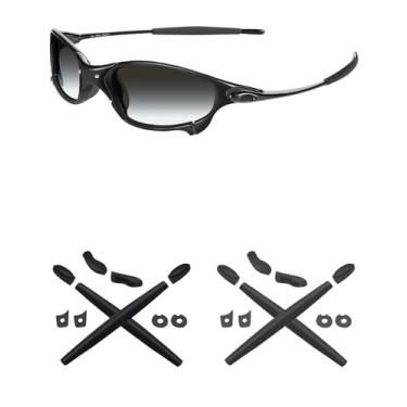 Imagem de Mryok – Kits de reposição para protetores de ouvido para óculos de sol Oakley Juliet – Opções, Gray & Black, One Size