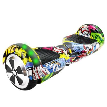 Imagem de Hoverboard Overboard Infantil Skate Elétrico 6.5 Led Bluetooth Bateria De Grande Capacidade Motor Brushless HB65