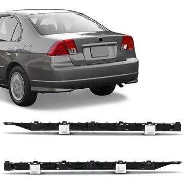 Imagem de Universo Car, Par Suporte Guia Parachoque Traseiro Civic 2003 2004 2005 2006