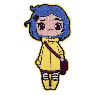 Imagem de Coraline Cartoon Movie Tim Burton 11 cm Patch bordado a ferro para roupas