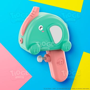 Imagem de Lança Água Elefante Divertido Para Crianças Brinquedo Interativo Brincar Na Água Piscina Praia Banho Brinq