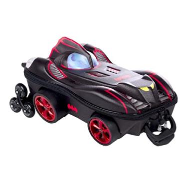 Imagem de Mochila Escolar 3D com 6 Rodinhas Batman Chrome Wheels - Maxtoy