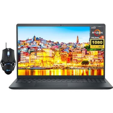 Imagem de Dell Laptop Inspiron 15 3535 2024 mais recente, 16 GB RAM, 512 GB SSD, laptop para estudantes e negócios, tela FHD de 15,6 polegadas, processador AMD Ryzen 5 7530U (até 4,5 GHz, Beat i7-1160G7), Win