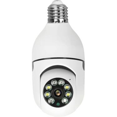 Imagem de ZHIXIA Tuya 2MP E27 Bulbo Câmera de Segurança, Câmera IP Wifi com Visão Nocturna do IR para Segurança Em Casa, visualização remota, Câmera de Vigilância de Vídeo com Detecção de Movimento
