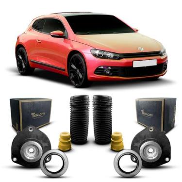 Imagem de Par Kit Coxim Original Tenacity Rolamento Batente Coifa Amortecedor Di