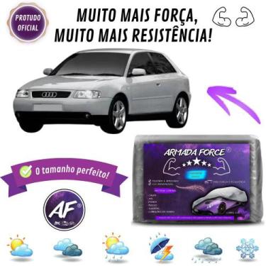 Imagem de Capa De Cobrir Carro AUDI A3 ANTIGO Forrada Impermeável Armada Force -