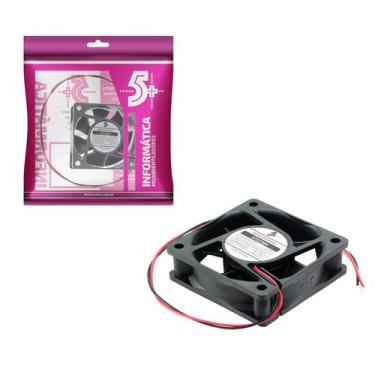 Imagem de Microventilador Cooler Ventoinha 60x60x25 12 Volts Original - 5+