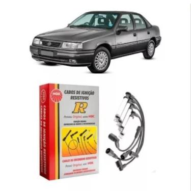 Imagem de Jogo Cabo Vela Ignição Ngk Gm Vectra 2.0 8v 1993 À 1996, Branco